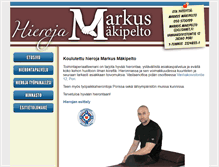 Tablet Screenshot of hierojamarkus.fi